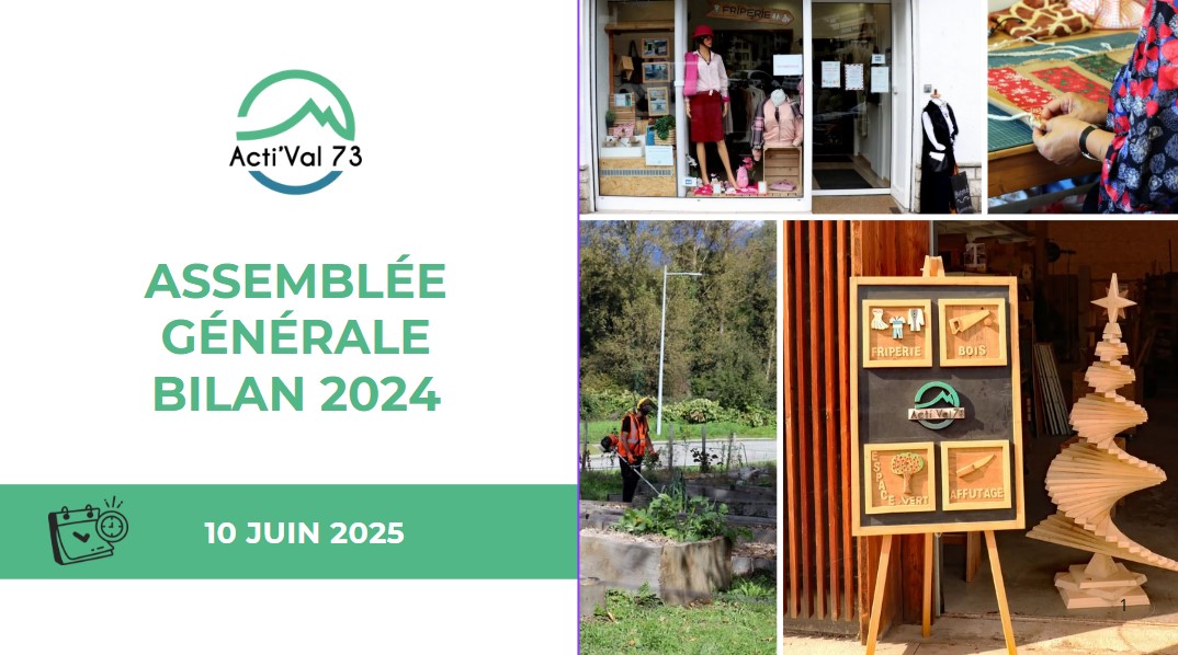 Rapport d'activité Etntreprise à but d'emploi Acti'val73 2025
